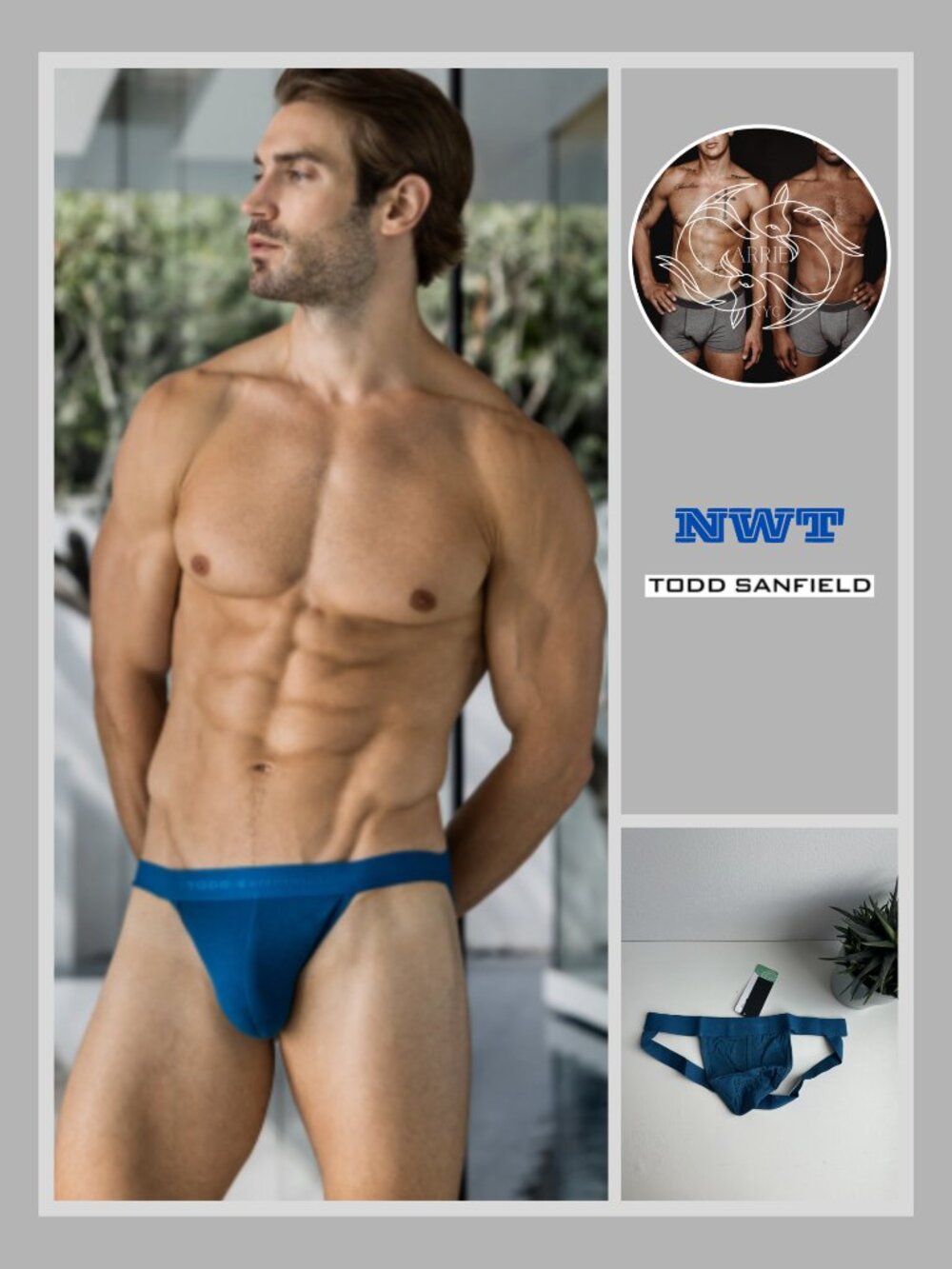 Todd Sanfield - Essential Jock - Teal Blue (M)